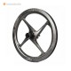 Ruedas de carbono 4 palos 16 pulgadas 349 perfil aerodinámico quad spoke brompton